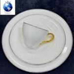 ⁦طقم سفره مدور كيرف 113 قطعه بون شاينا⁩ - الصورة ⁦9⁩