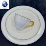 ⁦طقم سفره مدور كيرف 113 قطعه بون شاينا⁩ - الصورة ⁦6⁩