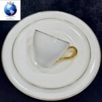 ⁦طقم سفره مدور كيرف 113 قطعه بون شاينا⁩ - الصورة ⁦3⁩