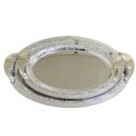 طقم صواني استالس 2 قطعه 18/10