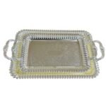 طقم صواني استالس 2 قطعه 18/10