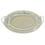 طقم صواني استالس 2 قطعه 18/10