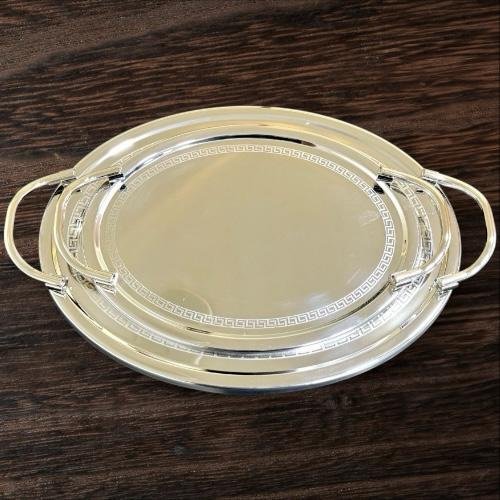 طقم صواني سيلفر 2 قطعه لوكس طقم صواني سيلفر 2 قطعه لوكس