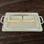 طقم صواني سيلفر 2 قطعه لوكس