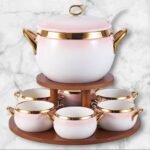 طقم شوربة علي استاند بالحله