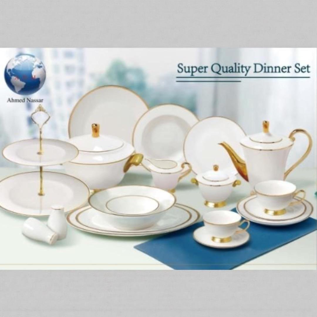 طقم سفره نارومي 113 قطعه بقاعده زهبي طقم سفره نارومي 113 قطعه بقاعده زهبي