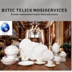 طقم سفره فالكون 60 قطعه ذهبي