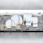 ⁦طقم ميلامين مربع 42 قطعه⁩ - الصورة ⁦7⁩