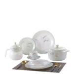 طقم اركوبال 58 قطعه مدور ماربل