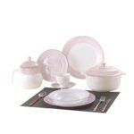 طقم اركوبال 58 قطعه مدور ماربل