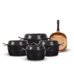 طقم حلل 9ق بطوط نيوكلاين (4 حلل + 4 غطاء متعدد + جريل)