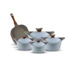 ⁦طقم حلل نيوكلاين 9 ق (4حلل + جريل 30)⁩ - الصورة ⁦3⁩