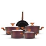 ⁦طقم حلل 9ق اكسفورد (4حلل+ووك)⁩ - الصورة ⁦3⁩