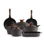 طقم حلل 11ق مدور نيوكلاين (4حلل + ووك + جريل + طاجن)