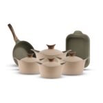 طقم حلل 10ق مدور نيوكلاين (4حلل + ووك + طاجن)