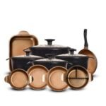 طقم حلل 14 ق بطوط نيوكلاين (4 حل + 4 غطاء متعدد +4 غطاء بيركس + ووك + طاجن)