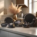 طقم شاي 24ق ZJ038 – لون اسود مط