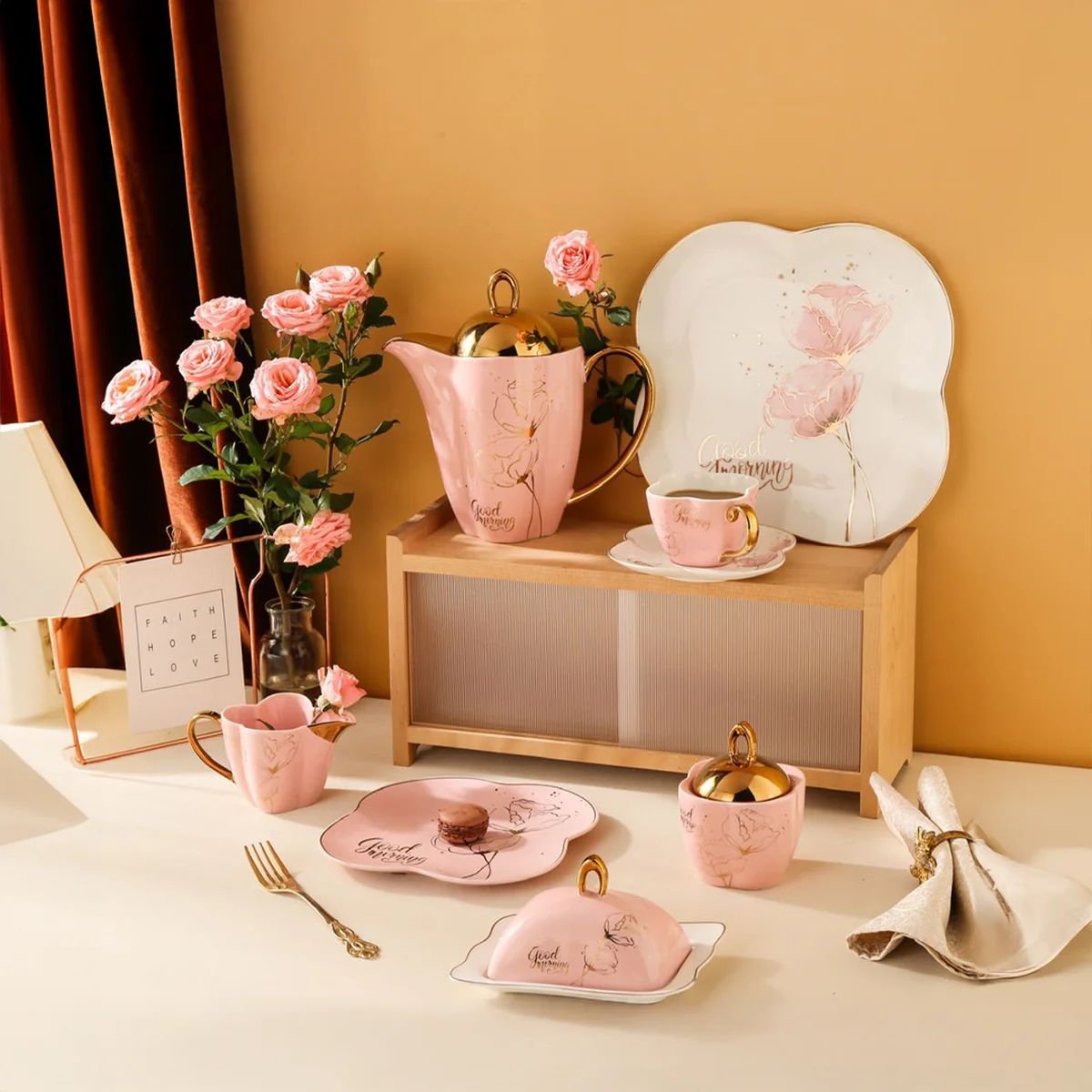 طقم شاي 26ق TJ0023 طقم شاي 26ق TJ0023