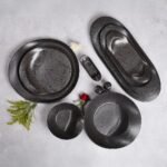 ⁦طقم عشاء 30ق فتحي محمود BLACK DOTS⁩ - الصورة ⁦4⁩