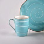 ⁦طقم عشاء فتحي محمود 30ق - Spiral Turquoise⁩ - الصورة ⁦5⁩
