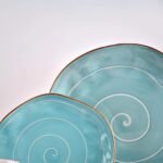 ⁦طقم عشاء فتحي محمود 30ق - Spiral Turquoise⁩ - الصورة ⁦4⁩