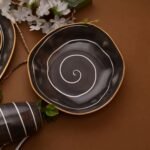 ⁦طقم عشاء 30ق فتحي محمود- spiral gray⁩ - الصورة ⁦5⁩