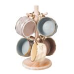 ⁦ماج شوربه 6 ق بحامل خشب رقم 302⁩ - الصورة ⁦5⁩