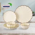 ⁦طقم عشاء 24 قطعه مدور الوان⁩ - الصورة ⁦2⁩