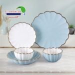 ⁦طقم عشاء 24 قطعه مدور الوان⁩ - الصورة ⁦3⁩