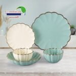 طقم عشاء 24 قطعه مدور الوان