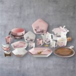 طقم عشاء 48 قطعه مسدس