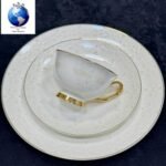 ⁦طقم سفره نارومي 113 قطعه بقاعده زهبي⁩ - الصورة ⁦5⁩