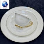 ⁦طقم سفره نارومي 113 قطعه بقاعده زهبي⁩ - الصورة ⁦12⁩