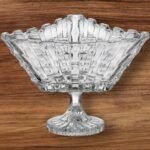 طبق فاكهه كريستال بوهيمي مثلث