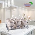 ⁦طقم خشاف بالصينيه بورسلين⁩ - الصورة ⁦2⁩