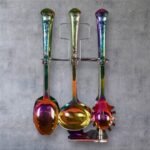 طقم توزيع استالس مستطيل ليزر الوان