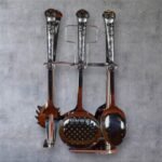 طقم توزيع استالس مستطيل ليزر الوان