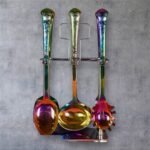 طقم توزيع استالس مستطيل ليزر الوان