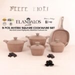 ⁦طقم جرانيت ماتريكس 9 قطع تركي⁩ - الصورة ⁦3⁩