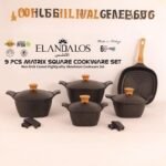 طقم جرانيت ماتريكس 9 قطع تركي