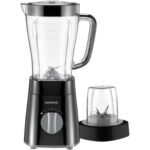 خلاط كينود 500 وات + 2 مطحنة اسود