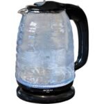 غلاية مياه سوناي -بيك 2200 وات، 1.7 لتر زجاج اضائة ليد – MAR-3755W