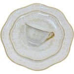 ⁦طقم سفره مروحه ١١٠ قطعه full gold⁩ - الصورة ⁦10⁩