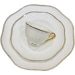 ⁦طقم سفره مروحه ١١٠ قطعه full gold⁩ - الصورة ⁦3⁩